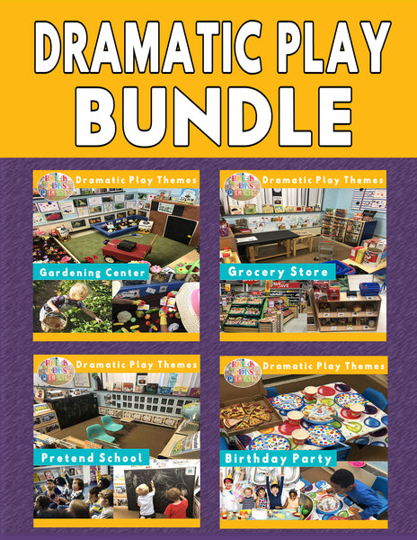 Dramatic Play Themes and Centers | Printables for Pretend Play Part 2 (Bundle)