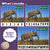 Grassland Animals Number Strip Puzzles | Number Order Sequencing & Skip Counting