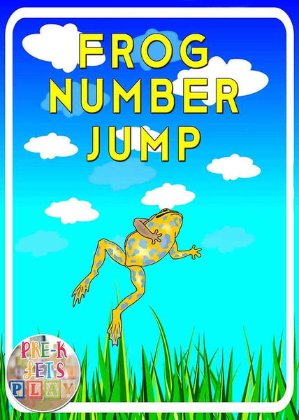 Frog Jump: Printable Number Flashcards