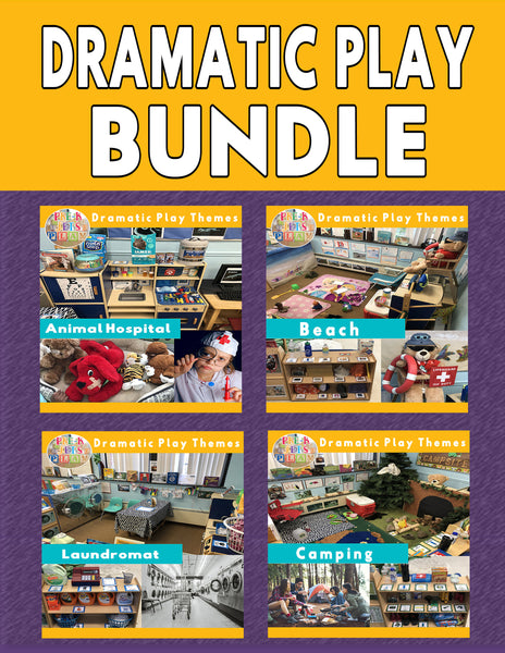 Dramatic Play Themes and Centers | Printables for Pretend Play Part 1 (Bundle)