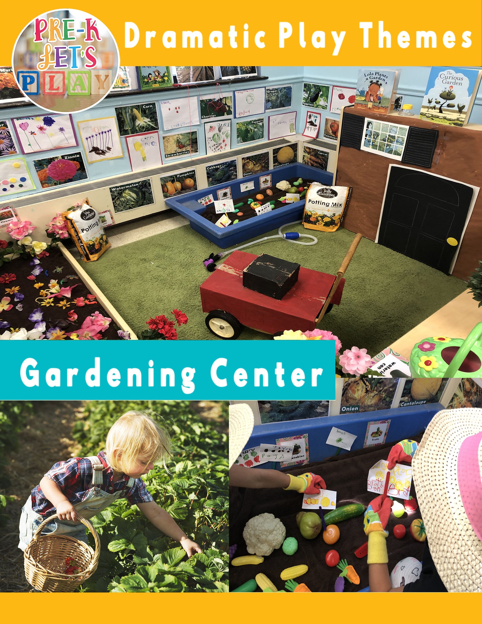 Pretend Play Spring Time Garden Theme | Imaginative Play for Dramatic Play