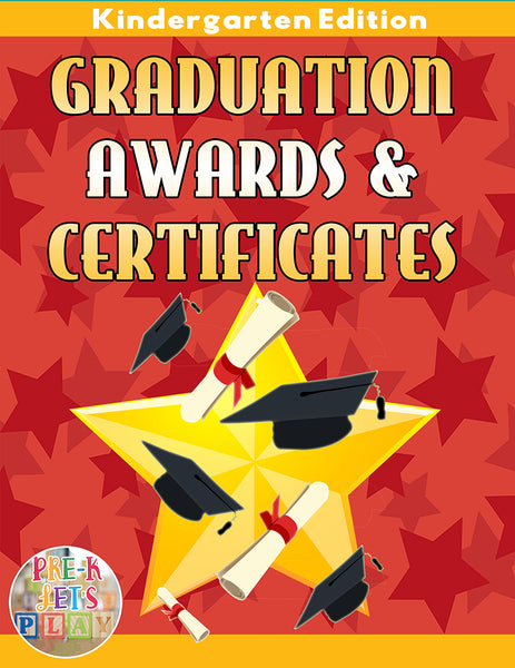 Kindergarten Graduation: Editable Diplomas & Certificates End of the Year Awards