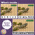 Number Strip Puzzles for Desert Animals | Number Order and Skip Counting